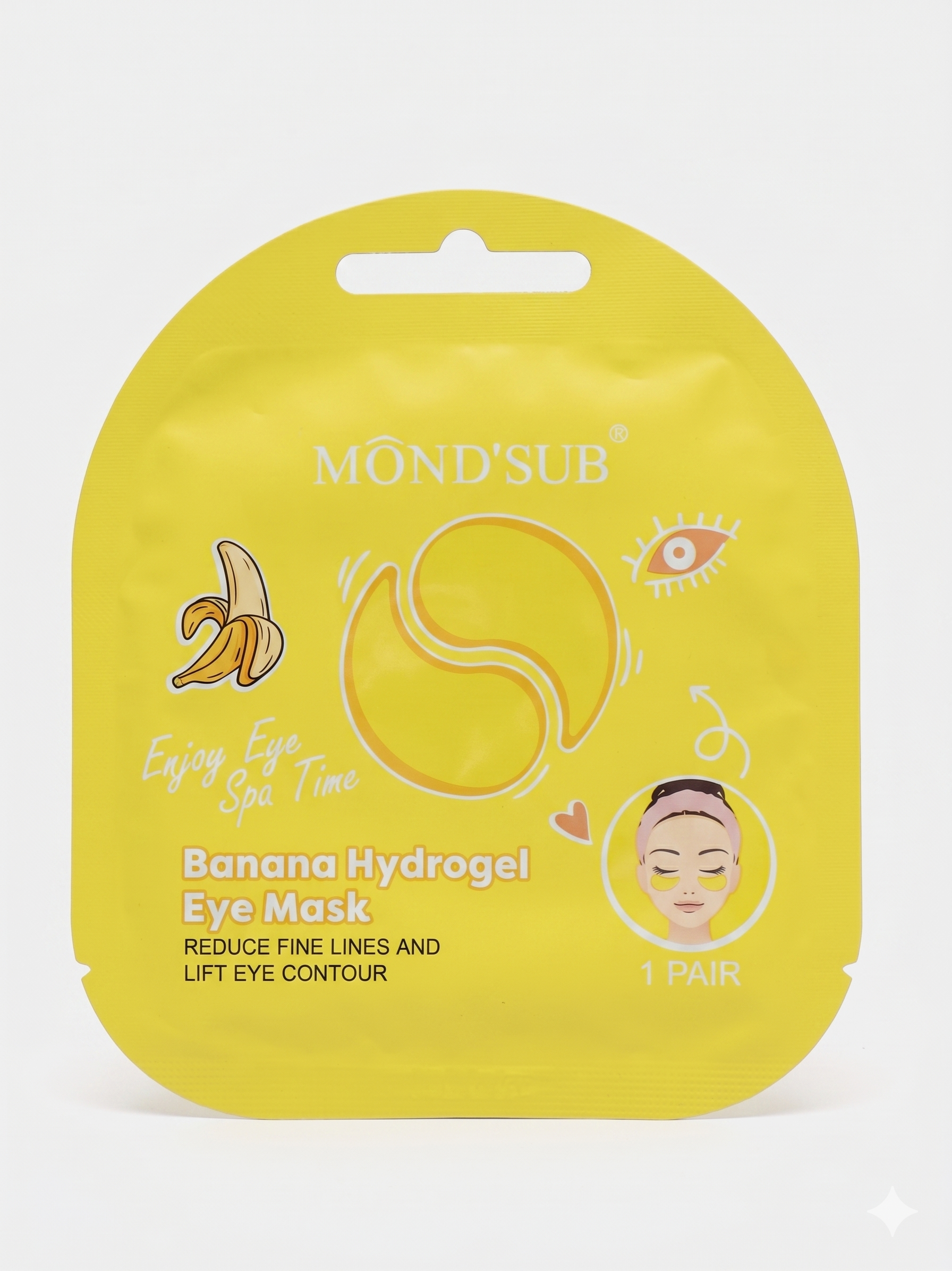 MOND'SUB - Banana Hydrogel Eye Mask