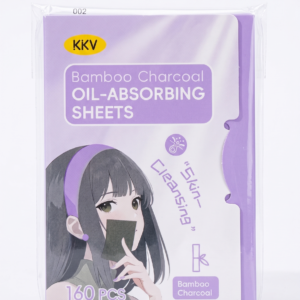KKV - Bamboo Charcoal Oil Absorbing Sheets (160 pcs)
